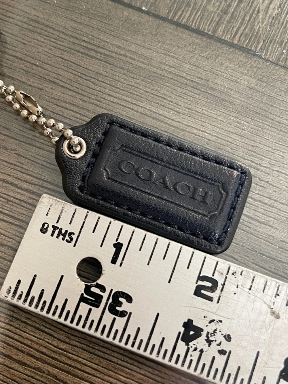 Coach Madison Op Art Ikat Isable Replacement Hangtags Only Dark Navy & Gunmetal